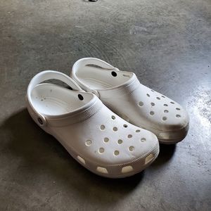 White CROCS Men's size 13